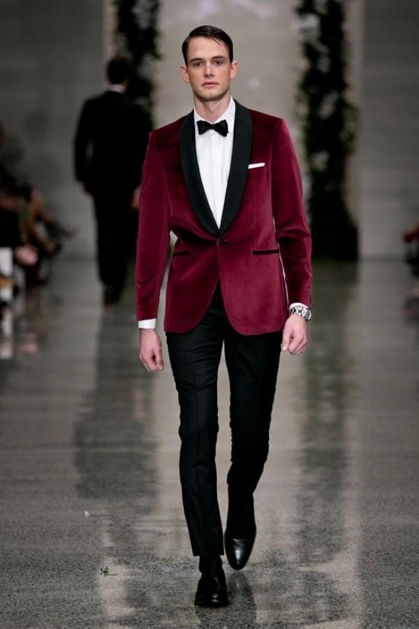 red velvet suit mens