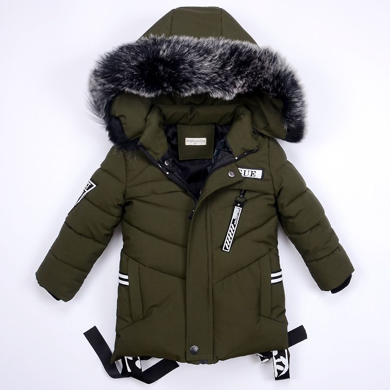 baby boy fur hood jacket