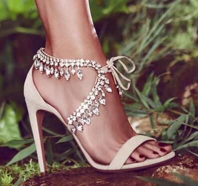 New Color Nude Pink Purple High Heels 