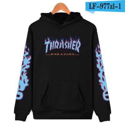 moletom thrasher azul