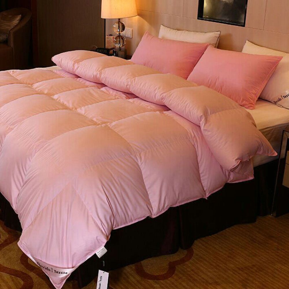2019 100 Down Comforter Blanket Quilt Duvet For Winter King Queen