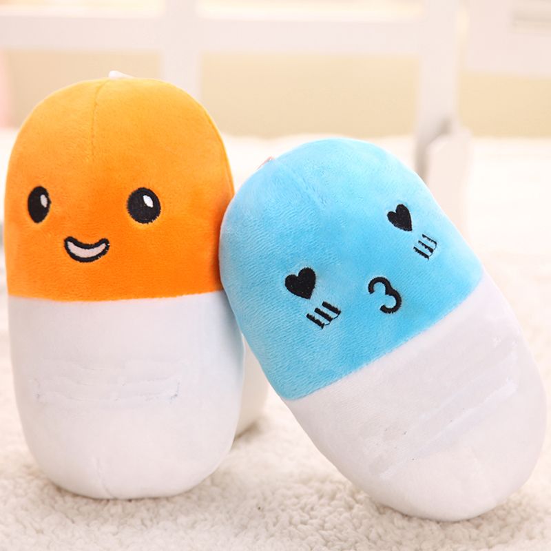 pill shaped toys