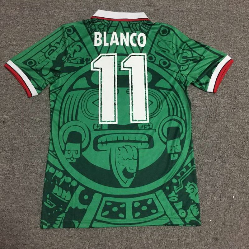 Soccer-National Teams Mexico 1998 World Cup Away Soccer Jersey Futbol ...