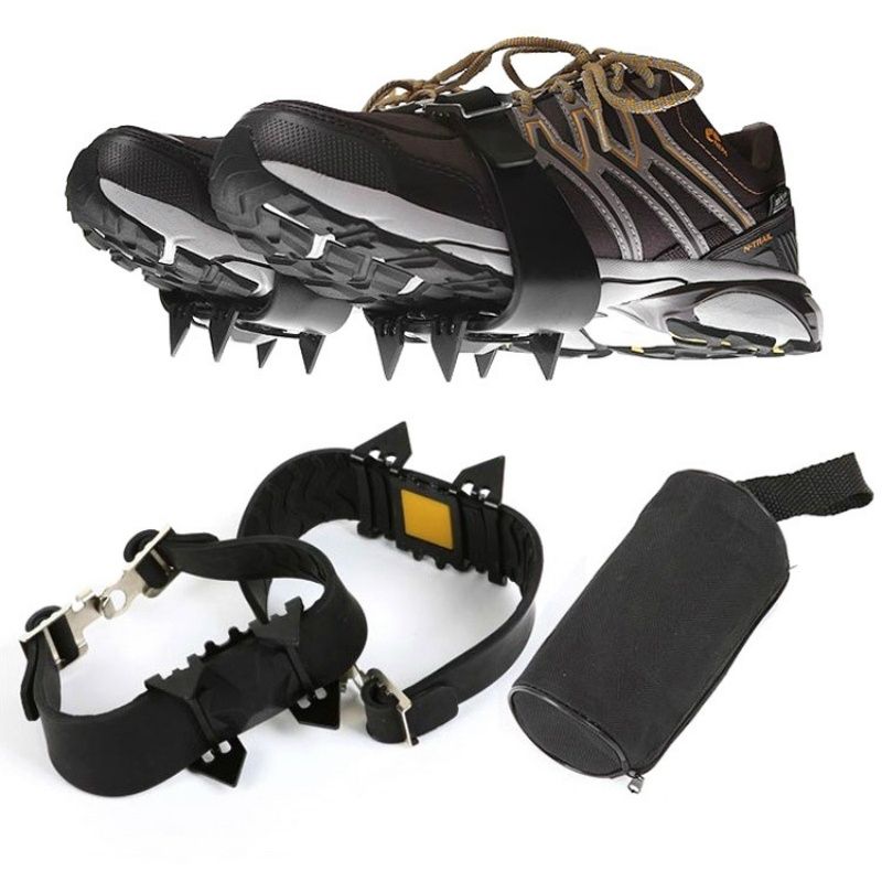 Arbre Outil descalade /Éperons descalade Darbres 4 Spike Gear Chaussures De Crampons descalade Darbres,Marche descalade darbre Tool Noir,No Seat Belt