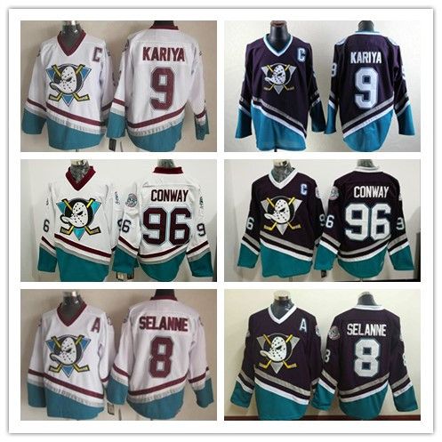 Teemu Selanne Jersey 9 Paul Kariya 96 