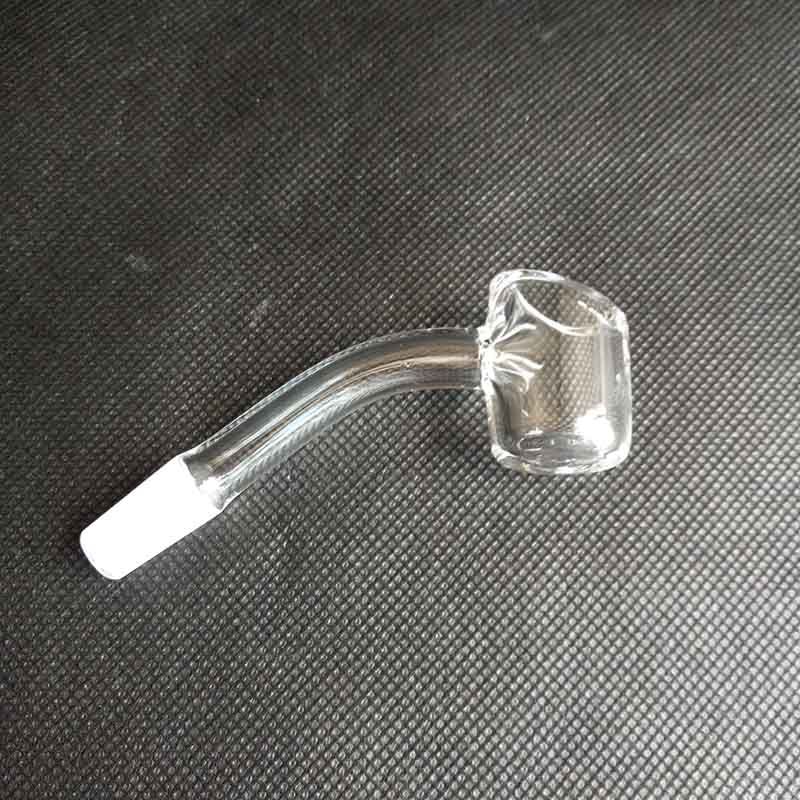 10mm mannelijke frosted quartz banger 45 °