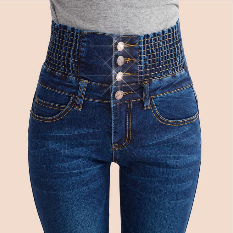 Plus Tamaño 5xl Primavera Otoño Pantalones Vaqueros De Las Mujeres Suelta  Suelta De Mezclilla Lápiz Pantalones Mujer Pantalones De Cintura Elástica  De Algodón Casual Jeans G161 comprar en línea / Fondos De ~