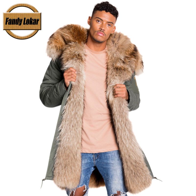 Parka en fourrure homme Clearance