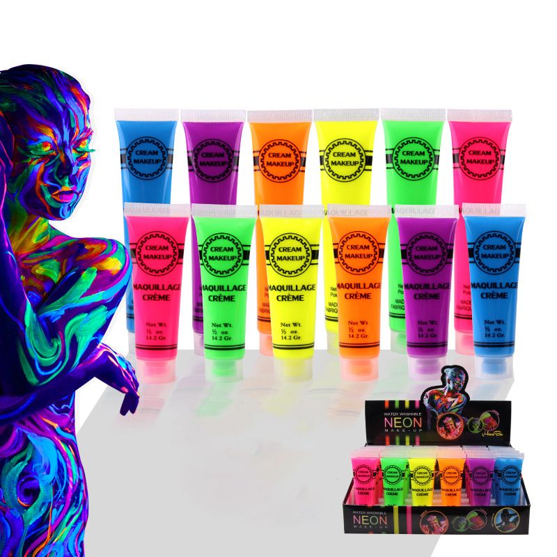 Acheter IMAGIC Visage Corps Neon UV Brillant Peinture Festival De Peinture  Fluorescente Rave 13ml Halloween Peinture Professionnelle Beauté Maquillage  Gratuit DHL 425 De 0,48 € Du Makeup2028 | DHgate.Com