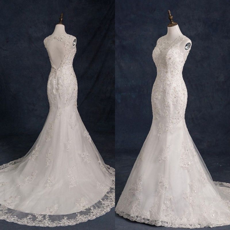 mermaid sequin bridal gowns