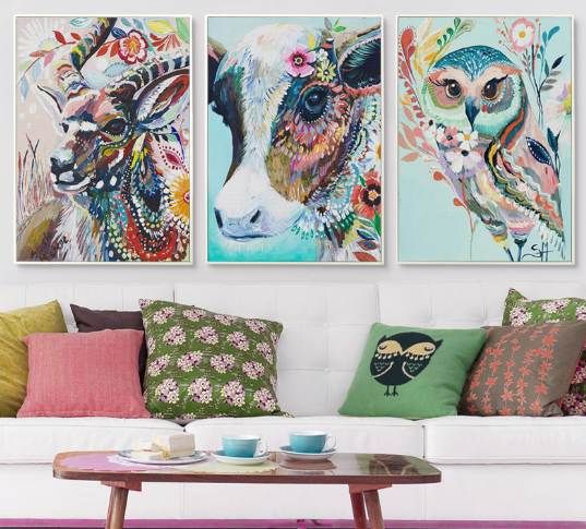 2021 Elegant Poetry Colorful Animal Horse Owl Deer A4 Canvas Painting Art Print Poster Picture Wall Paintings Bedroom Home Wall Decor From Timor 1 28 71 Dhgate Com If you want to inject some energy into the area, throw pillows provide strong get inspired with our curated ideas for bedroom decor and find the perfect item for every room in your home.