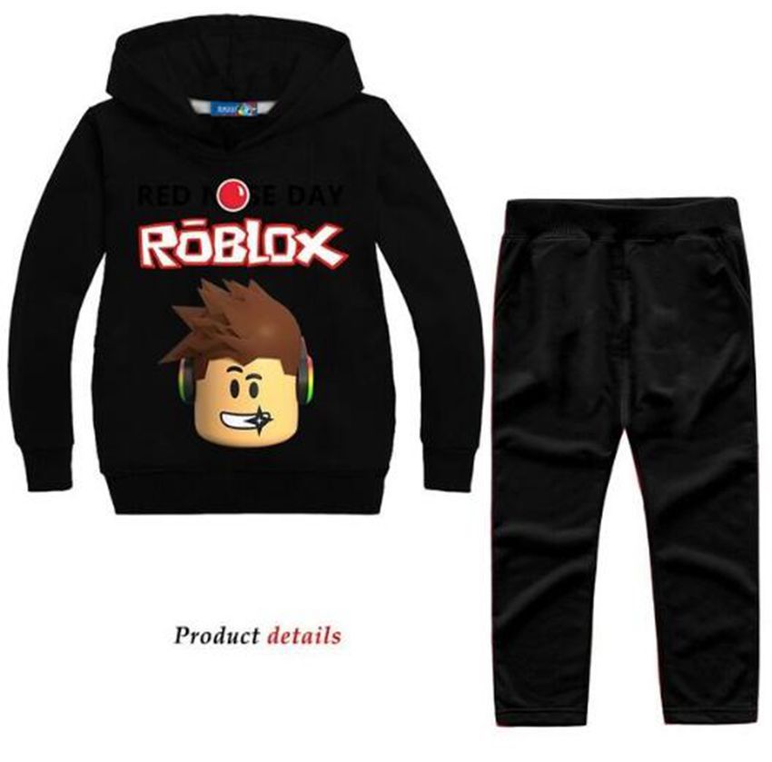 2020 New Roblox Cartoon Kids Clothes Set Casual Long Sleeve T Shirt Hoodies Pants Suits Boys Set Sweatshirts Kids Sports Clothes From Azxt51888 16 09 Dhgate Com - roblox kids hoodie