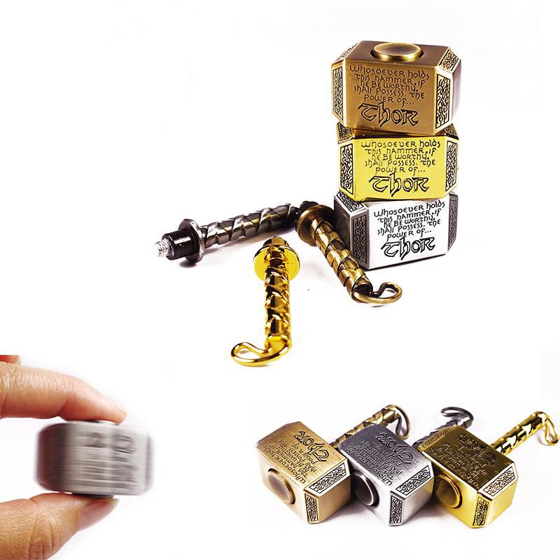 gold thor's hammer spinner