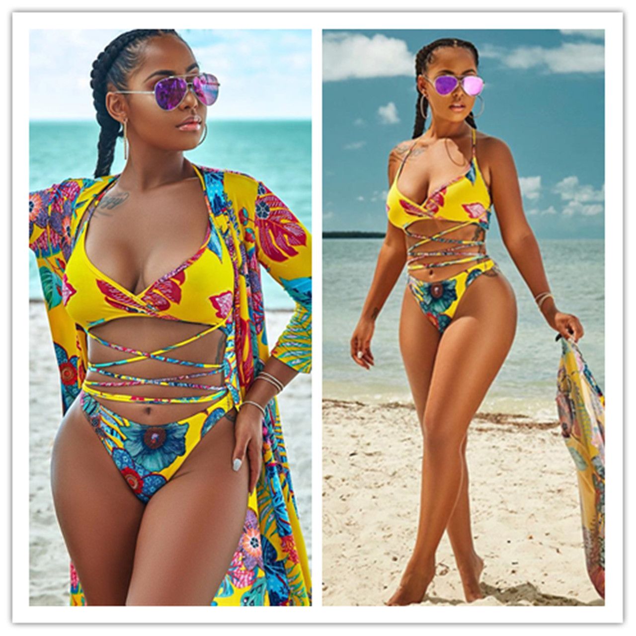 3 piece swimming suit