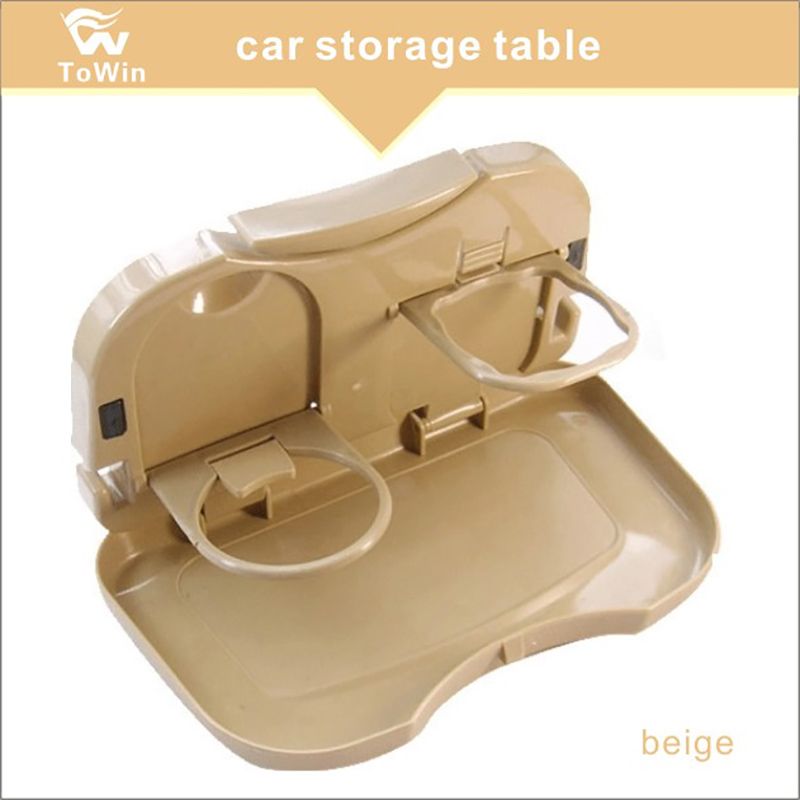 vbncvbfghfgh Portavasos Auto Plegable Universal Asiento Trasero del Coche Mesa Bebida Bandeja de Comida Escritorio de Viaje autom/ático Accesorio Plegable para Coche