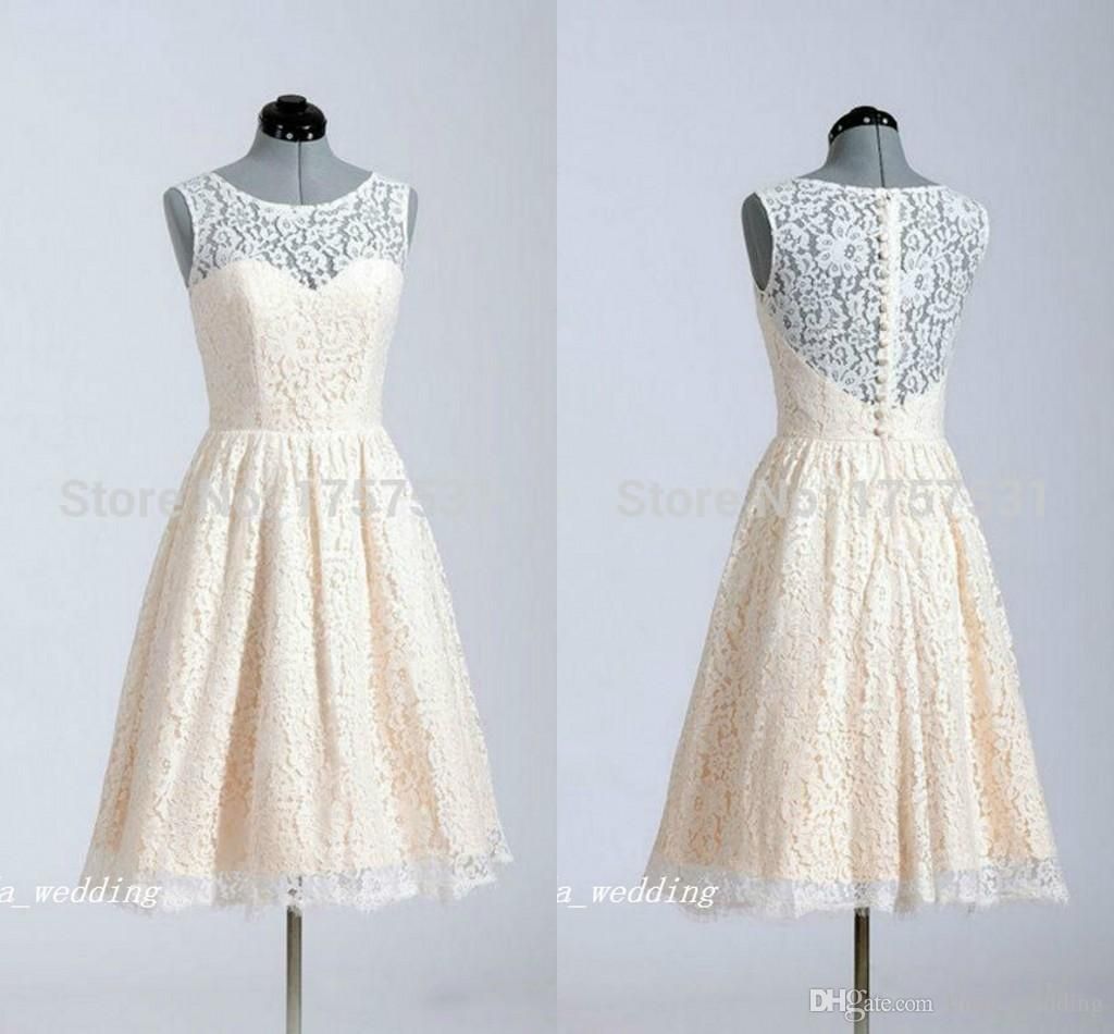 cream graduation dress