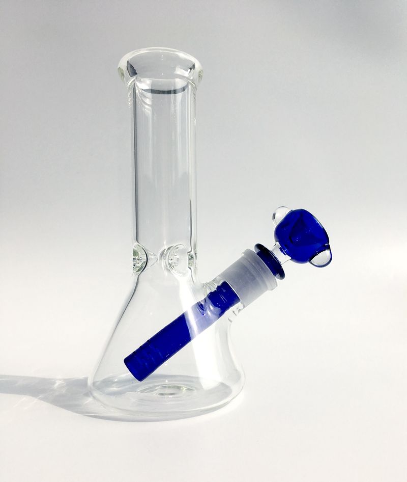 Small Glass Bong Beaker New Water Pipes Mini Bongs High Quality With 14mm Glass Bowl Bong Oil