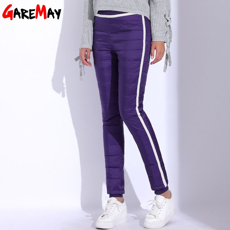 womens side stripe pants