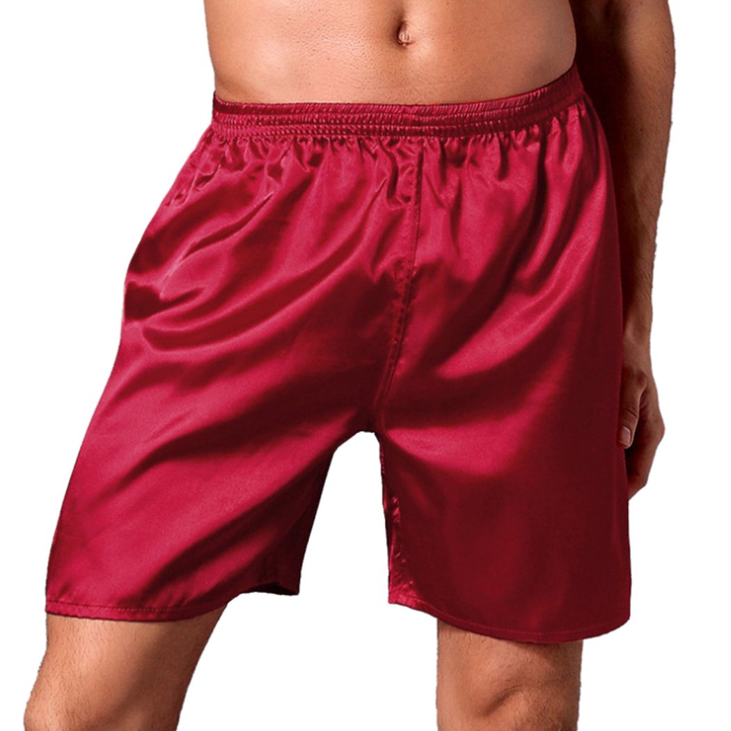 Satin Al Erkek Saten Ipek Pijama Sort Rahat Gevsek Pijama Yumusak Boksor Ic Camasiri Kati Gecelik Kulot Boxer Sort Tl145 43 Dhgate Comda