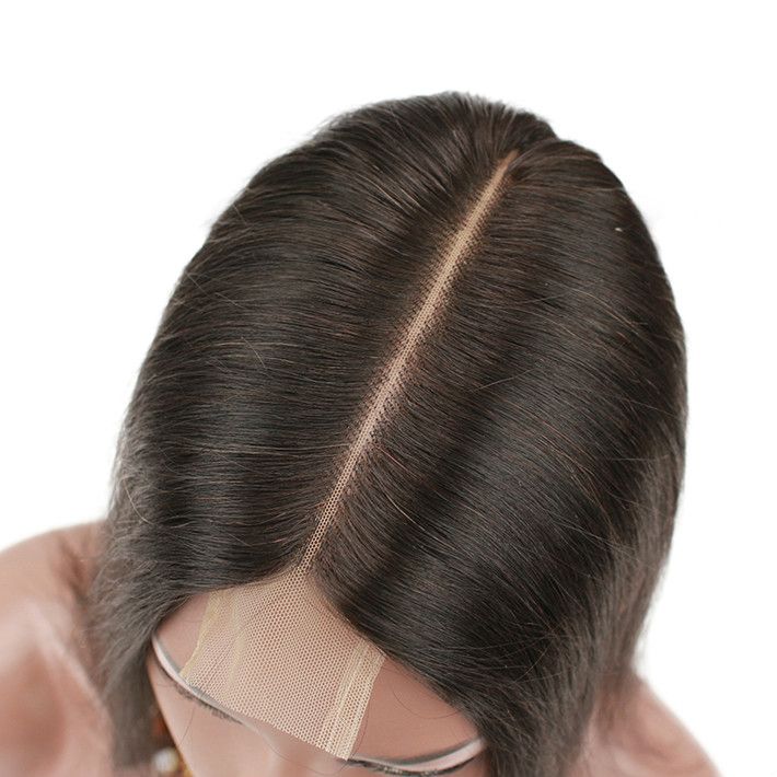 Natural Looking 2x6 Lace Closure Silky Straight Virgin Malaysian