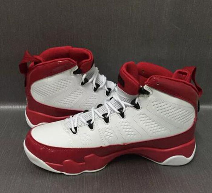 Aaa Quality Air Retro 9 Ix Men Basketball Shoes White Red