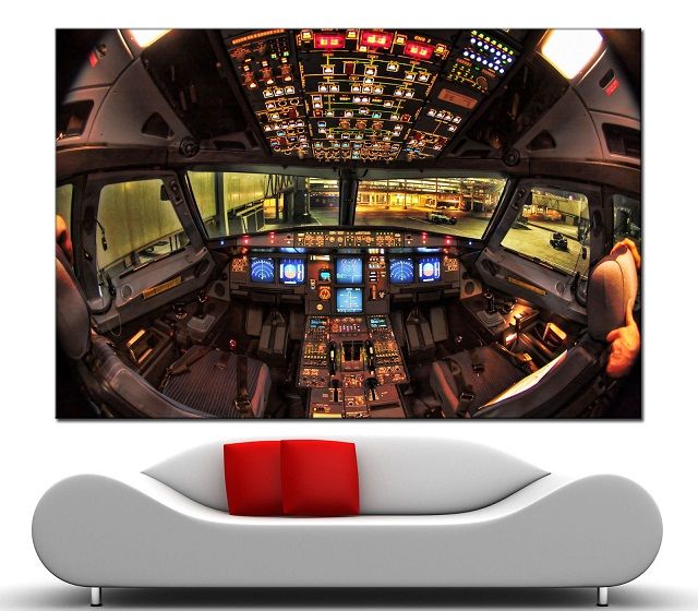 Vintage Airplane Cockpit Art Print Home Decor Wall Art Poster Vintage Airplane Cockpit Art Print Home Decor Wall Art Poster