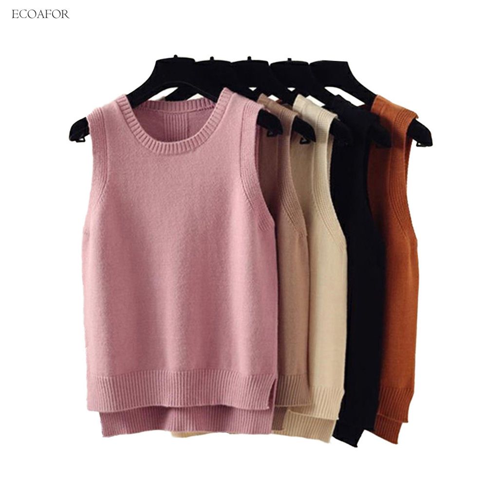 maglia senza maniche donna