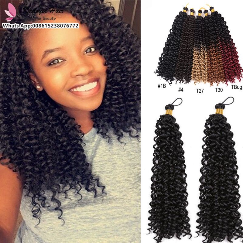 2019 Wholesale Cheap Crochet Braids For South Africa Afro Curly Braiding Hair Synthetic Fiber Hairstyles Uk Usa Easy Lazy Quick Hair Bundles From