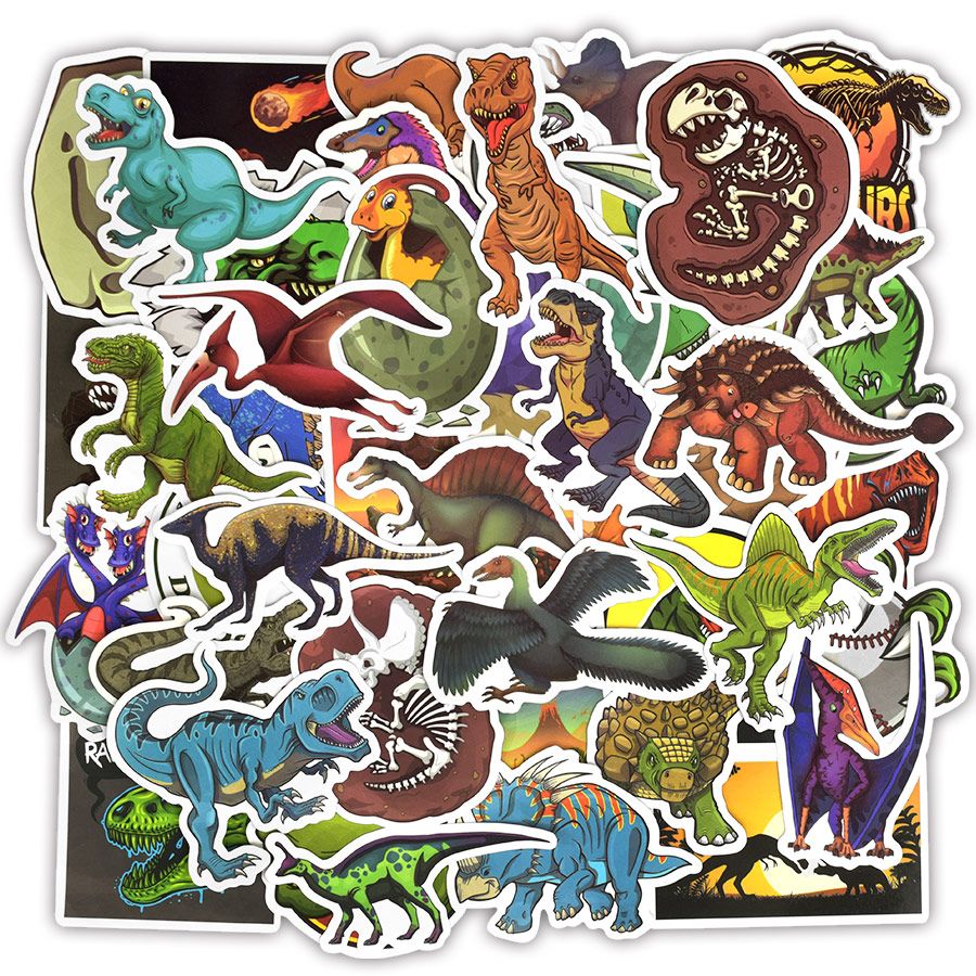 Acquistare Dinosauro Impermeabile Adesivi Animali Giocattoli Bambini  Educational Home Decor Laptop Casco Casco Skateboard Bottiglia Dacqua Casco  Da Bicicletta Economico | Consegna Veloce E Qualità | It.Dhgate