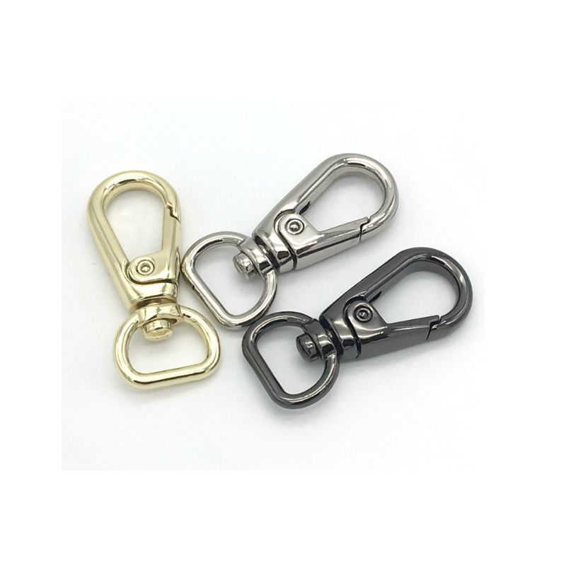 Handbag Trigger Swivel Clips Findings Tone for Key Hooks Clasps 38mm Keychains