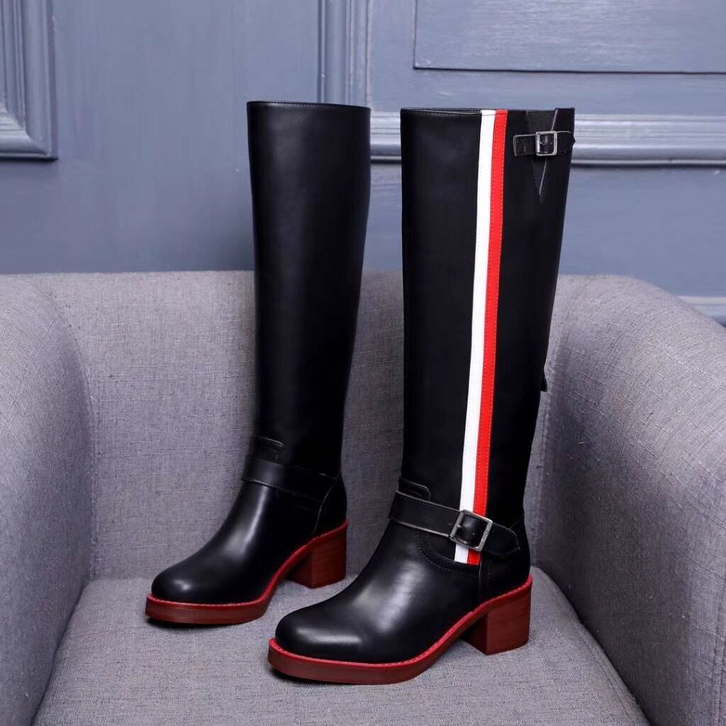 long leather womens boots