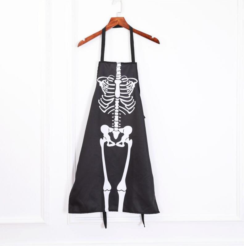 Bar Club Halloween Party Waiters Skeleton Frame Aprons Decoration Home