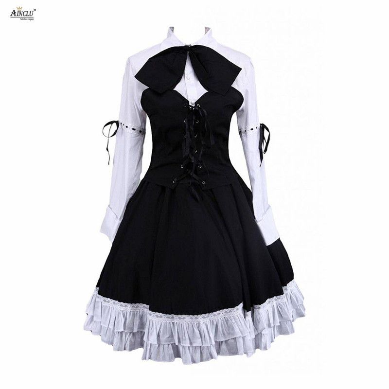 black lolita dress