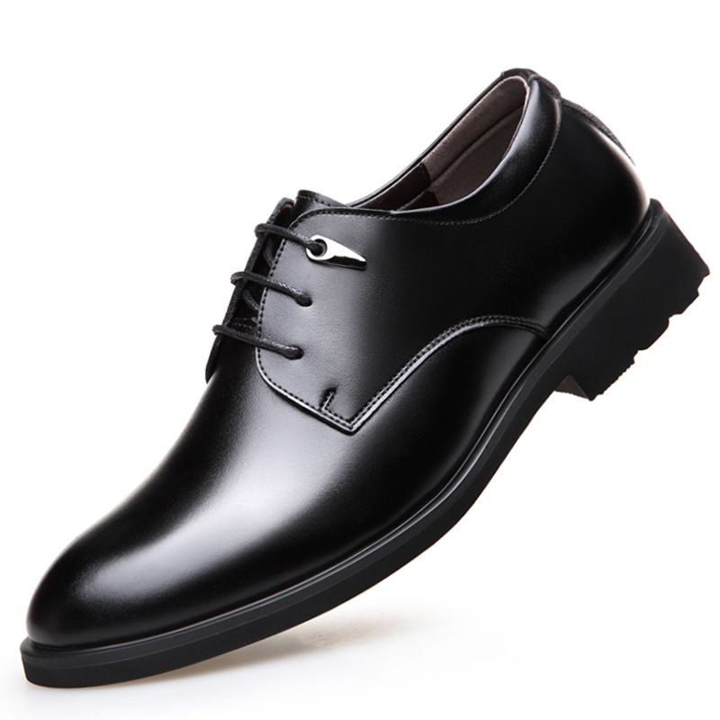Men Dress Shoes Wedding Genuine Leather Italian Fashion Business