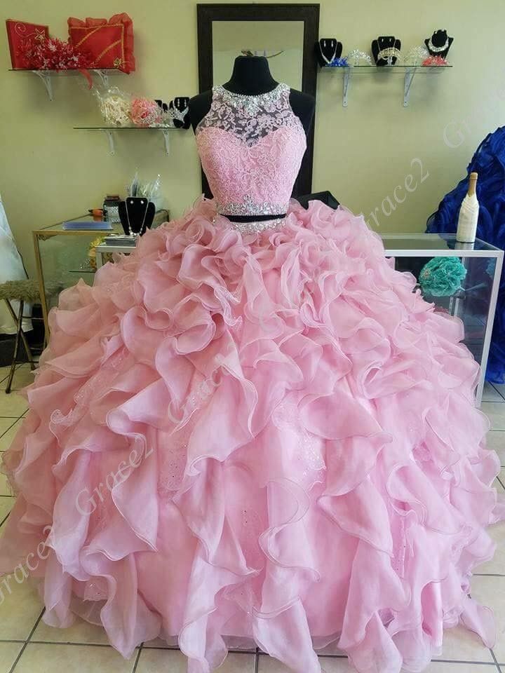 Compra 3 Piezas De Azul Real Vestidos De Quinceañera 2018 Blusa De Encaje  Volantes Falda De Organza Cuadros Reales Vestidos De 15 Años Sin Mangas Por  Encargo Barato | Entrega Rápida Y Calidad | Es.Dhgate