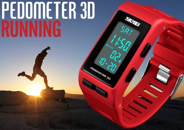 skmei pedometer 3d watch