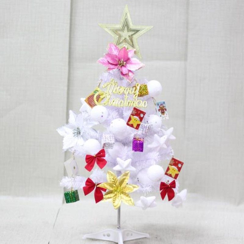 0 6m 60cm White Christmas Tree Home Desktop Decoration Small