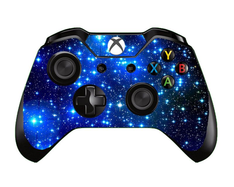 red and blue xbox one controller