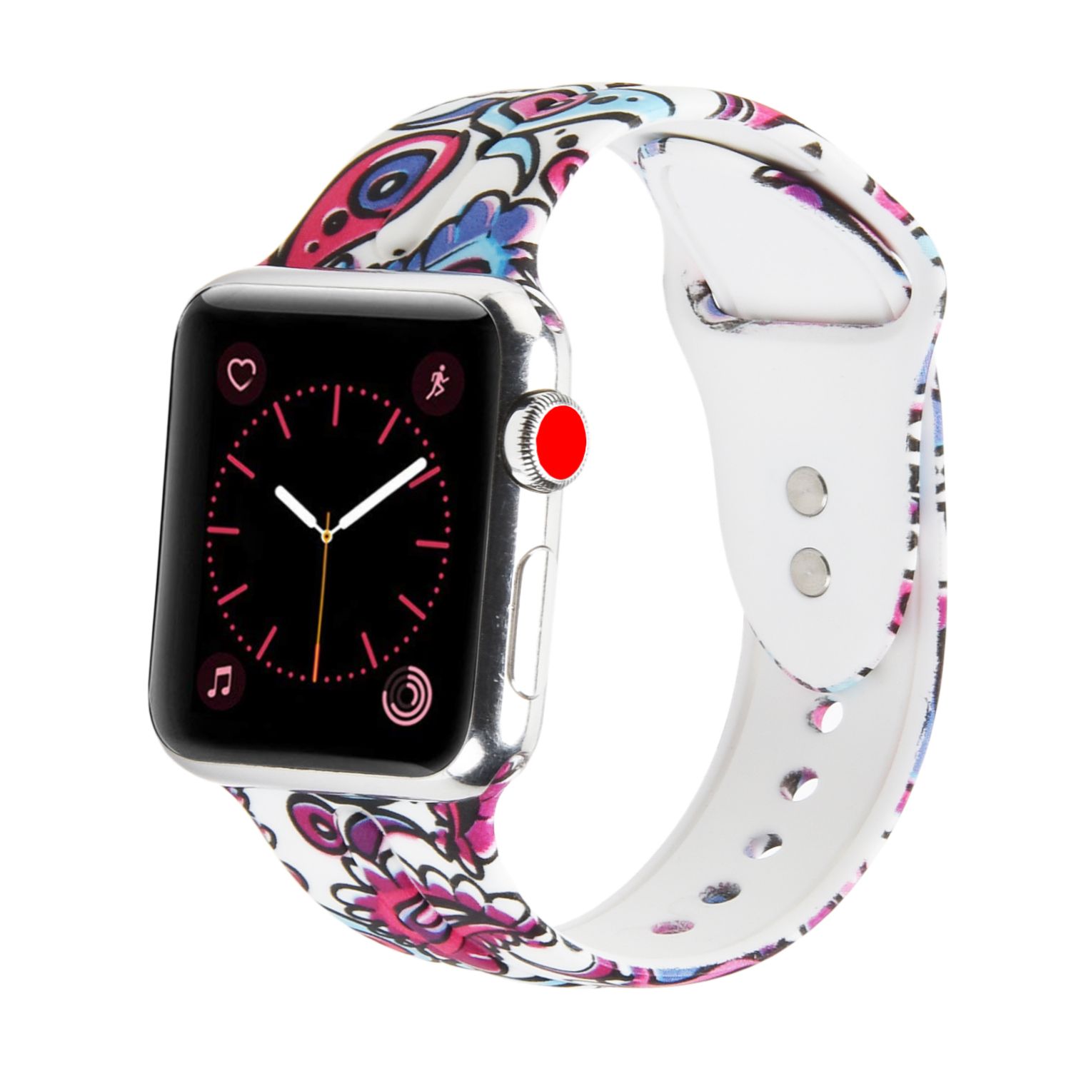 Acquista Cinturino Fiore Stampato Silicon Cinturino Bracciale Apple Watch 4  44 Millimetri Sostituire IWatch Accessori S M Size A 4,59 € Dal Bemorcabo |  It.DHgate.Com