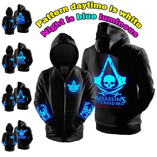 assassin's creed glowing hoodie
