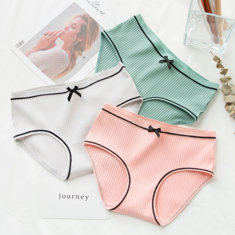 Compra Bragas 100% De Algodón Para Mujer Bragas Sexys Con Lazo Vertical  Bragas Con Rayas Verticales Bragas Con Encanto Ropa Interior Sexy Para Mujer  Ropa Interior Para Niñas Calzoncillos Barato | Entrega