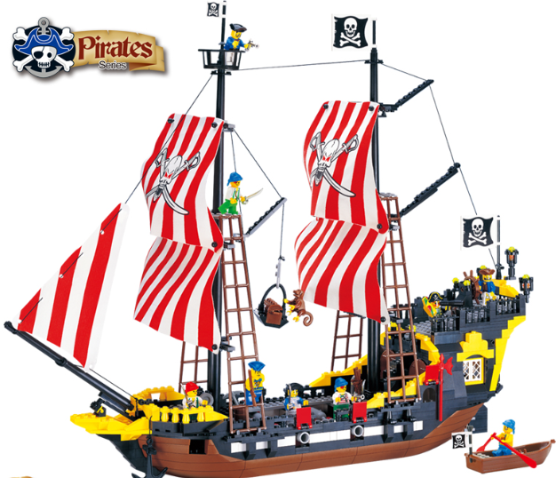 pirate ship building blocks