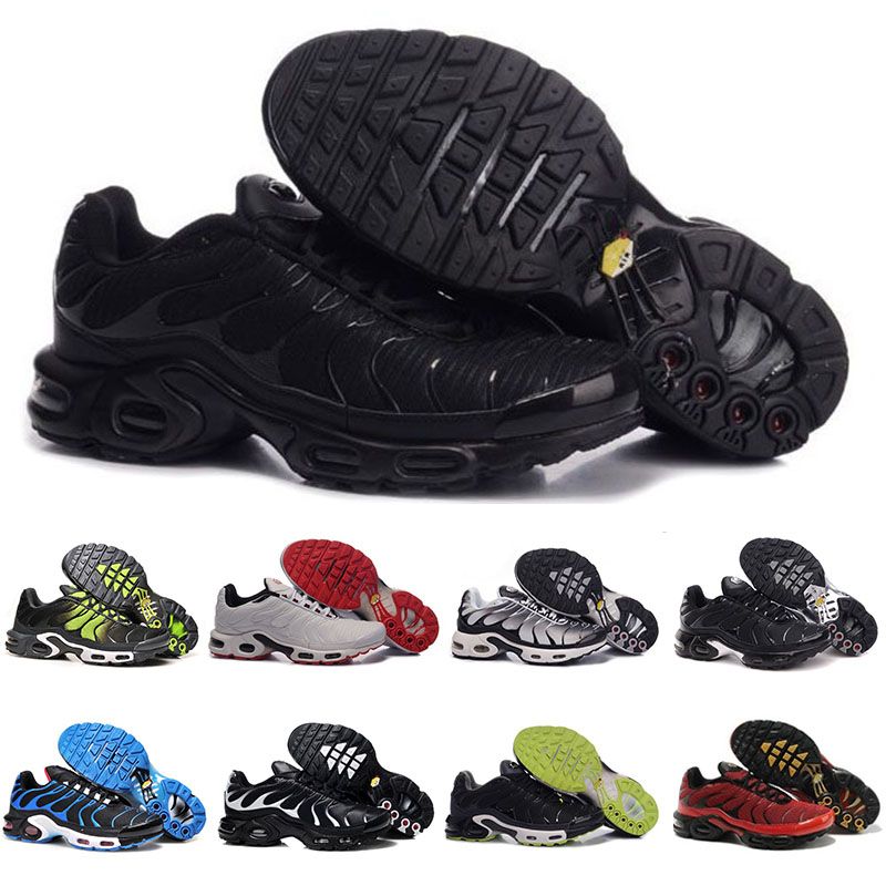 Acquista Nike TN Plus Air Max AirMax Sconto Brand Sport Nike Air Max Tn  Running Shoes Nuovo Cushion TN Uomo Nero Bianco Rosso Mens Runner Sneakers  Uomo Scarpe Da Ginnastica Scarpe Da