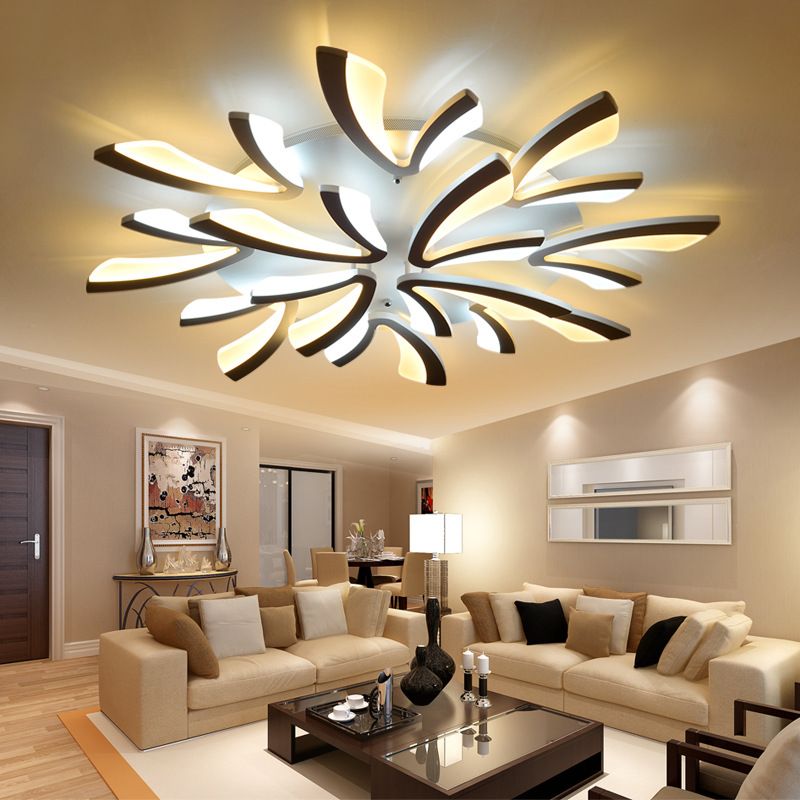 2019 Remote Dimmer Led Ceiling Lights Acrylic For Living Room Remote Dimmer Led Ceiling Lights Acrylic For Living Room Bedroom Plafond Home Lighting Lamp Fixture