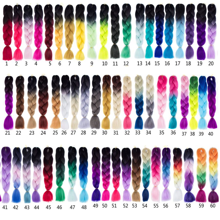 Cheap Ombre Kanekalon Braiding Hair Best Ombre Expressions