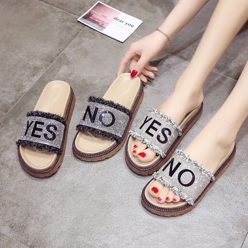 rubber sole slippers women's