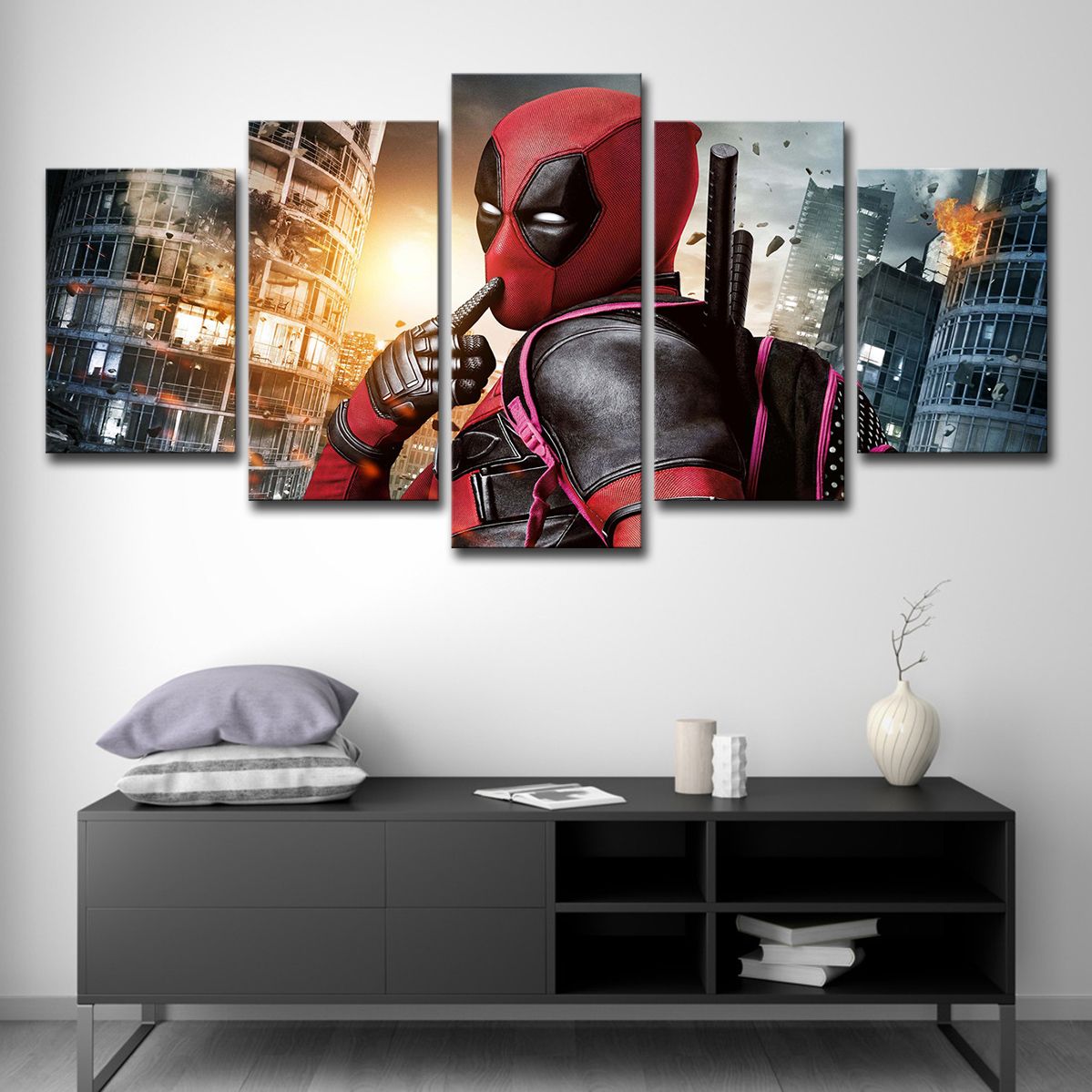 12x18 Deadpool Canvas HD Printing Painting Home Decor Room Wall Art Picture