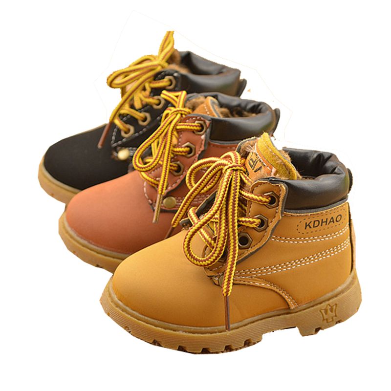 estante Europa carpeta Nuevo 2019 Niños Niños Bebés Niños Invierno Mantener caliente Plus Velvet  Matin Botas para niños Niñas