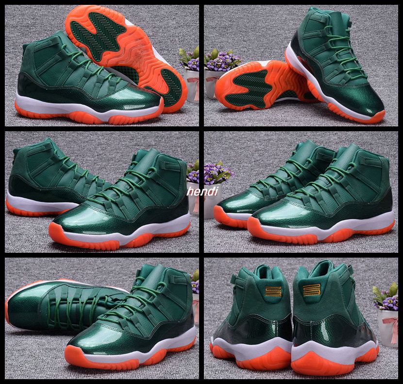 air jordan 11 miami hurricanes