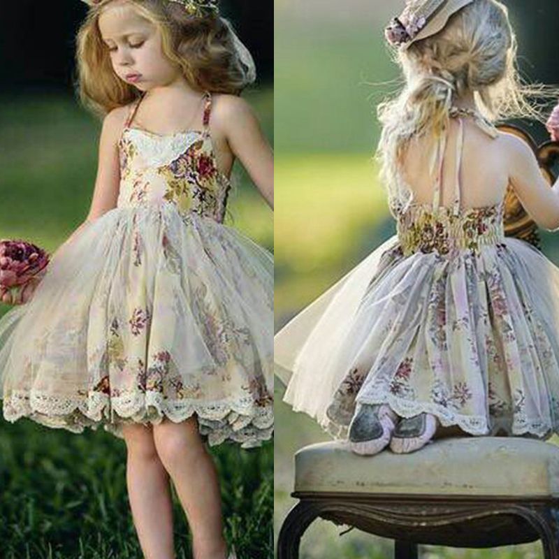 floral print girl dresses